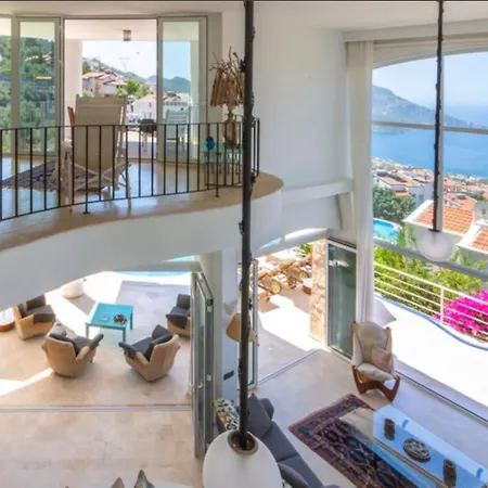 5 With Sea Views And Private Pool And Garden Kas